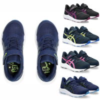 asics 亞瑟士 JOLT 4 PS 男女 中童 運動鞋 走路鞋(1014A299-007-401-402-406 黑 丈青 藍 黏帶式 童鞋)
