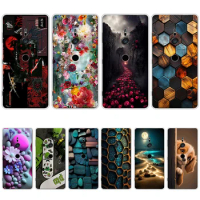 S1 colorful song Soft Silicone Tpu Cover phone Case for Sony Xperia XZ2/XZ3