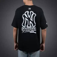 MLB NEW YORK YANKEES BASIC BIG LOGO SHINE BLACK TEE S