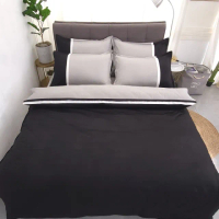 【LUST】素色簡約 極簡風格/巴洛克、100%純棉/精梳棉 單人3.5尺床包/歐式枕套《不含被套》(台灣製造)