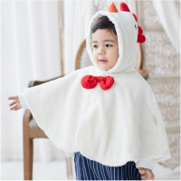 Baby童衣 可愛動物造型保暖披肩 男寶寶女寶寶厚款連帽外套 92014