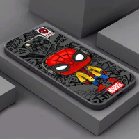 Avengers Spider Man Cute Phone Case For Xiaomi POCO F5 F4 F3 Pro GT POCO X4 X3 Pro NFC M4 M3 Pro 5G Liquid Silicone Back