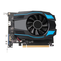 GT1030 GDDR5 2GB Graphics Card 14 Nm 1228 Mhz 1502 Mhz 64 Bit DVI+HD Pcle X4 3.0 Video Card Durable Easy To Use