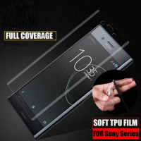 3D Full Glue Hydrogel Film For Sony Xperia 5 II Full Cover 9H film Explosion proof Screen Protector For Sony Xperia 5 III