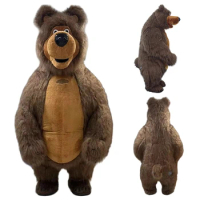 Large Walking Inflatable Teddy Bear Brown Bear Mascot Costume Halloween Cosplay Birthday Party Anime Doll Costume