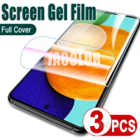 3PCS Soft Hydrogel Film For Samsung Galaxy A72 A52 A52s A02s A22 A12 A32 A42 5G 4G Screen Protector Water Gel SamsunA 52S 52 72