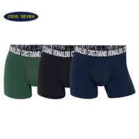 6-Pack Cristiano Ronaldo CR7 Men's Underwear Organic Cotton Blend Trunk Stretch Boxers Man Boxer Briefs Shorts Soft breathable