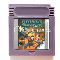 Bionic Commando Elite Forces Video Game Memory Accessories Cartridge Card for 16 Bit Console
