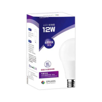 【光鋐科技】6入組 股票上市公司 12W LED燈泡 無藍光危害 E27燈頭 全電壓(白光/中性光/黃光)