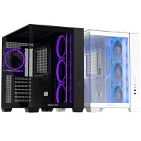 米特3C數位–ASUS 華碩 A32 PLUS ATX全景玻璃機殼/U高16.5cm/卡長42cm/黑色/白色