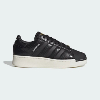 【adidas 愛迪達】SUPERSTAR XLG 黑色 鱷魚紋 蛇紋 貝殼頭 皮革 男鞋 男女段(IE5195)