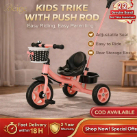Basikal Budak Kanak Stroller With Handle basikal Bicycles 2 Tahun Bicycle Toy Removable handlebarswe
