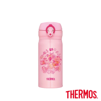 THERMOS膳魔師 幻彩旅境系列 不鏽鋼超輕量彈蓋真空保溫杯350ml(JNL-352)