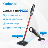 (KADONIO) 18000PA 5 In 1 Cordless Wet And Dry Vacuum Cleaner Free Shipping Vakum & Mop Dust Mite VC9