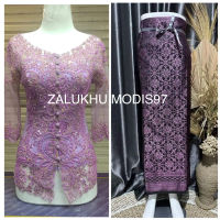 setelan kebaya wisuda tile full payet/kebaya wisuda wanita/kebaya acara formal