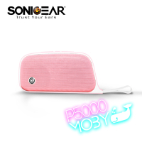 【SonicGear】P5000 USB可攜式藍牙多媒體音箱_蜜桃粉Peach