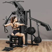 Multi Station Full Body Building Strength Integrated Equipment 4 Station Home Gym Equipment Function Machine