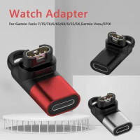 Watch Charger Adapter Smart Watch Accessories for Garmin Fenix 7/7S/7X/6/6S/6X Micro USB/Type-C/IOS Watch Charging Adapter
