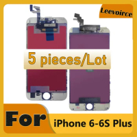 5 Pcs/Lot Tested LCD For IPhone 6 6Plus 6S 6S plus Display Screen Digitizer Assembly Replacement Pantalla Repair Screens Parts