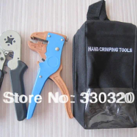 crimping tool kits with self-adjusting crimping pliers for cable ferrules and wire stripping tool,crimping tool set