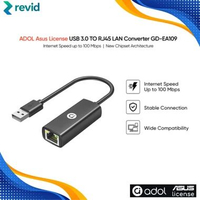 USB to LAN Adapter 100mbps Adol ASUS License GD-EC109 Garansi 24 Bulan Network Adapter Ethernet RJ45
