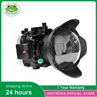 Seafrogs 40meter Waterproof Camera Housing Diving Case For Sony A7SIII 28-70mm 90mm 16-35mm 12-24mm