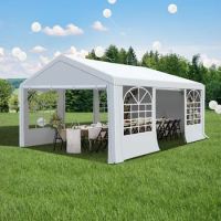 13 x 20Ft Party Tent Heavy Duty Outdoor Wedding Tent with Removable Sidewalls Event Shelters Canopy for Party
