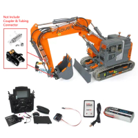 LESU 1/14 RC Metal Aoue Et26L Hydraulic Excavator Assembled W/ System Valve Esc Motor Servo GPS Radio Control Digger Model Toys