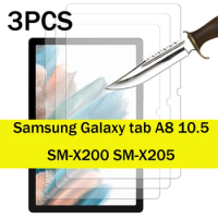 3PCS Glass film for Samsung galaxy tab A8 10.5'' 2021 SM-X200 SM-X205 tablet Tempered glass screen protector protective film