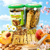 Bánh Biscotti nguyên cám 4 vị healthy, Snack Food