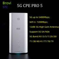 NEW Unlocked 5G CPE PRO5 H158-381 5G up to 5400Mbps Wi-Fi6 7200Mbps High Gain Antenna 12dBi