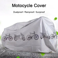 Electric Bicycle Cover Bike Rainproof Cover PEVA Dustproof MTB Mountain Bike Motorcycle Sun Protection Covers 110x200cm