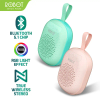 Robot Mini Speaker Bluetooth Wireless RB20 RGB Light TWS