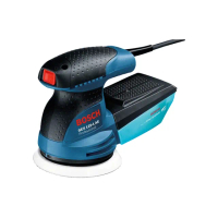 【BOSCH 博世】含原廠工具箱+砂紙 德國 博世 BOSCH GEX 125-1 AE 偏心砂紙機 打蠟機(GEX 125-1 AE)