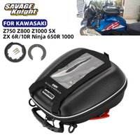 Bagasi kalis air motosikal baru untuk KAWASAKI Z750 Z800 Z1000 SX ZX6R ZX10R NINJA 650R 1000 Tank Bag Saddle Bag Racing Backpack