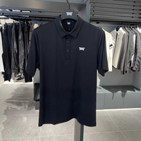 ผู้ชาย PXG เสื้อผ้ากอล์ฟ 25 ฤดูใบไม้ผลิฤดูร้อน แขนสั้นแบบบางที่มีปกใหม่ POLO ชุดเสื้อเรียบง่าย T เสื