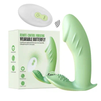 Wearable Dildo Vibrator G Spot Clitoris Stimulator Butterfly Vibrating Panties Erotic Toy Adult Toy for Women Orgasm Masturbator