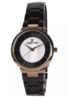 Daniel Klein Daniel Klein - Jam Tangan Wanita - Rosegold - Black Stainless Steel Bracelet - DK11887-