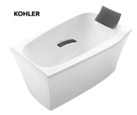 【麗室衛浴】美國KOHLER 沐雲 壓克力獨立浴缸 K-45599T-GR58-0 1350*800*H732mm