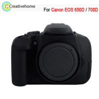 PULUZ For Canon EOS 650D / 700D Case Soft Silicone Protective Housing Back Cover Case