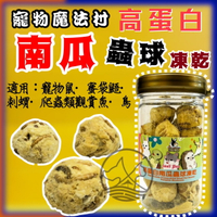 ✪四寶的店✪PV 魔法村 小動物 南瓜 高蛋白蟲球凍乾 35g/包 倉鼠/黃金鼠/蜜袋鼯/刺蝟/爬蟲/鳥零食