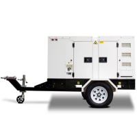 20kva 30kva 30kw trailer type diese l generator set for emergency use in Venezuela Honduras with Yangdong engine