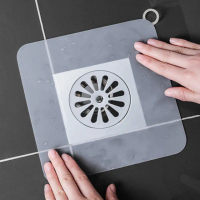【Dagebeno荷生活】廚房浴室下水道地漏防臭墊 矽膠材質高貼合性排水孔防蟲墊(小號4入)