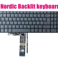 Nordic Backlit keyboard for Lenovo Ideapad 3-17ALC6(82KV)/3-17ITL6(82H9)
