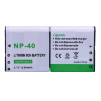 Batmax 2pcs NP-40 NP 40 Digital Camera Battery for Casio EX-Z400 FC100 FC150 FC160S P505 P600 P700 Z300 Z600 EX-Z850
