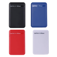 USB3.0 HDD Enclosure 2.5inch SATA SSD Hard Drive Case 4 colors Mobile External HD Case Box Support Max 6TB Disk for Computer PC