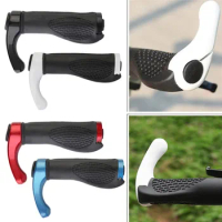 Bike Handlebar Grips Comfortable Rubber Handle gloves Aluminum Lock-on Bicycle Handle Bar End Grips Mountain Scooter MTB Road