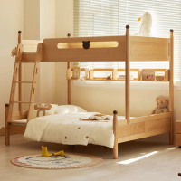 橙家居·家具 艾勒系列4.5尺+架子上下舖床架 AL-H5011(售完採預購 上下舖 床架 床組 上下床 收納)