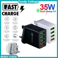 READY STOCK White Adaptor Charger Kepala Charger Plug Charging Fast Socket Adapter Usb Telefon Charg