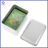 FFFF-Hộp đựng thẻ bài tarot bằng thép mạ kẽm 110 x 80 x 65 mm – Bộ sưu tập trò chơi